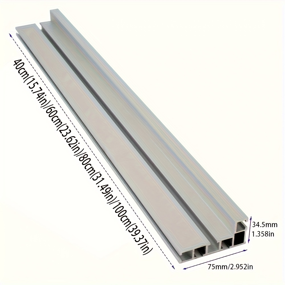 Scroll Saw Bench - 1Pc 40/60/80/100CM Aluminium Fence 75 Type