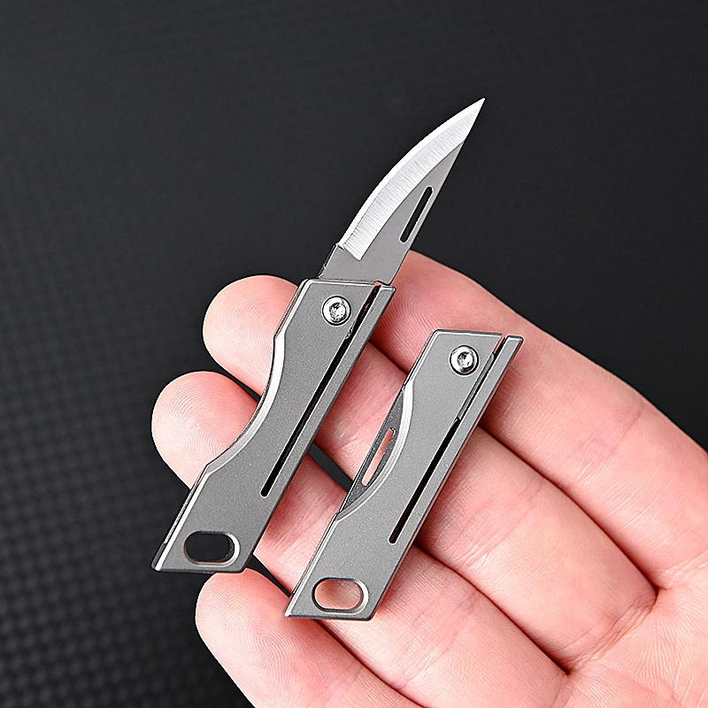 Power Key Tools - Mini Titanium Alloy Folding Knife Outdoor