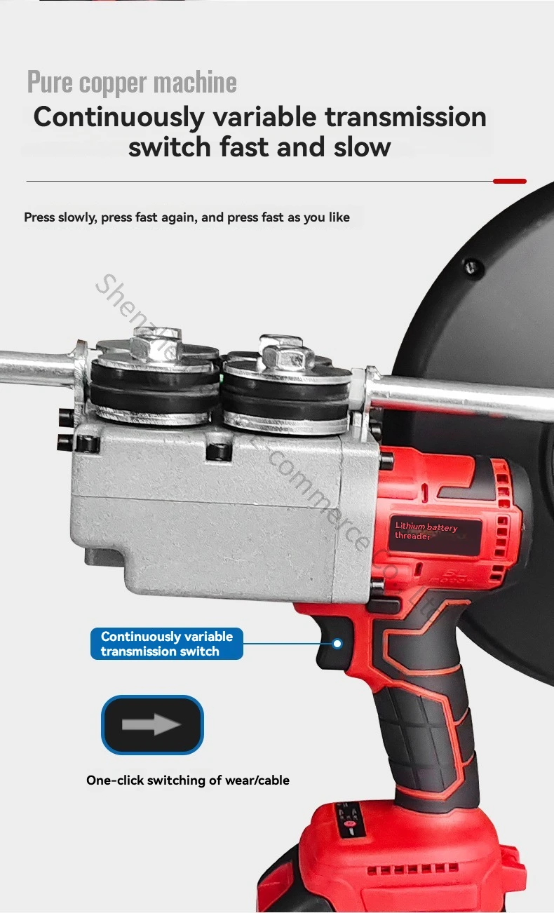 Power Tools Drawing - 1pc Wire Threading Machine Electrician Wire