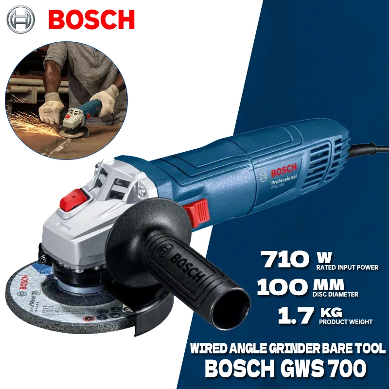 Power Tools Grinder - BOSCH GWS 700 Wired Angle Grinder