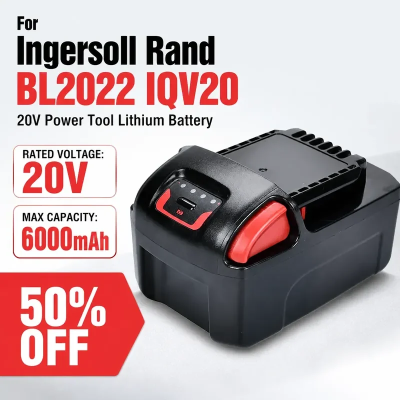 Power Tools Ingersoll Rand - For Ingersoll Rand BL2022 IQV20 20V