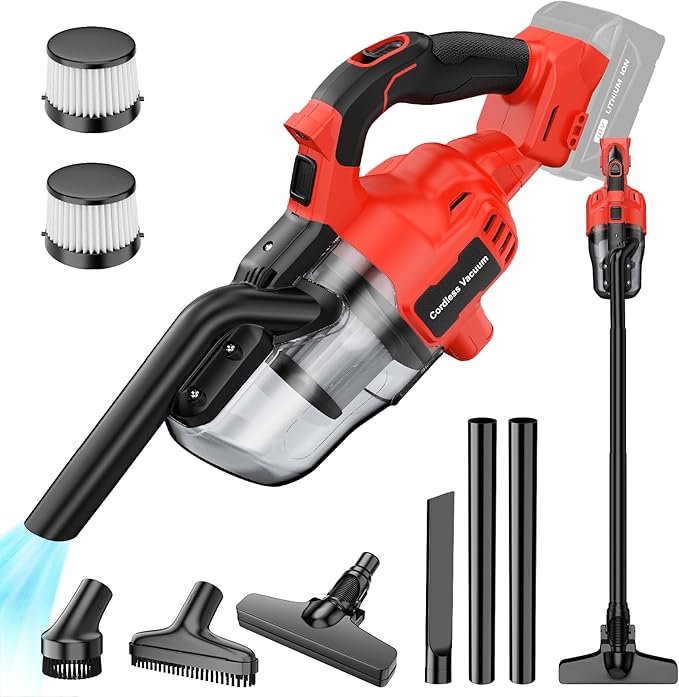 Power Tools Vacuum - 16000pa Cordless Electric Vacuum Cleaner Handheld