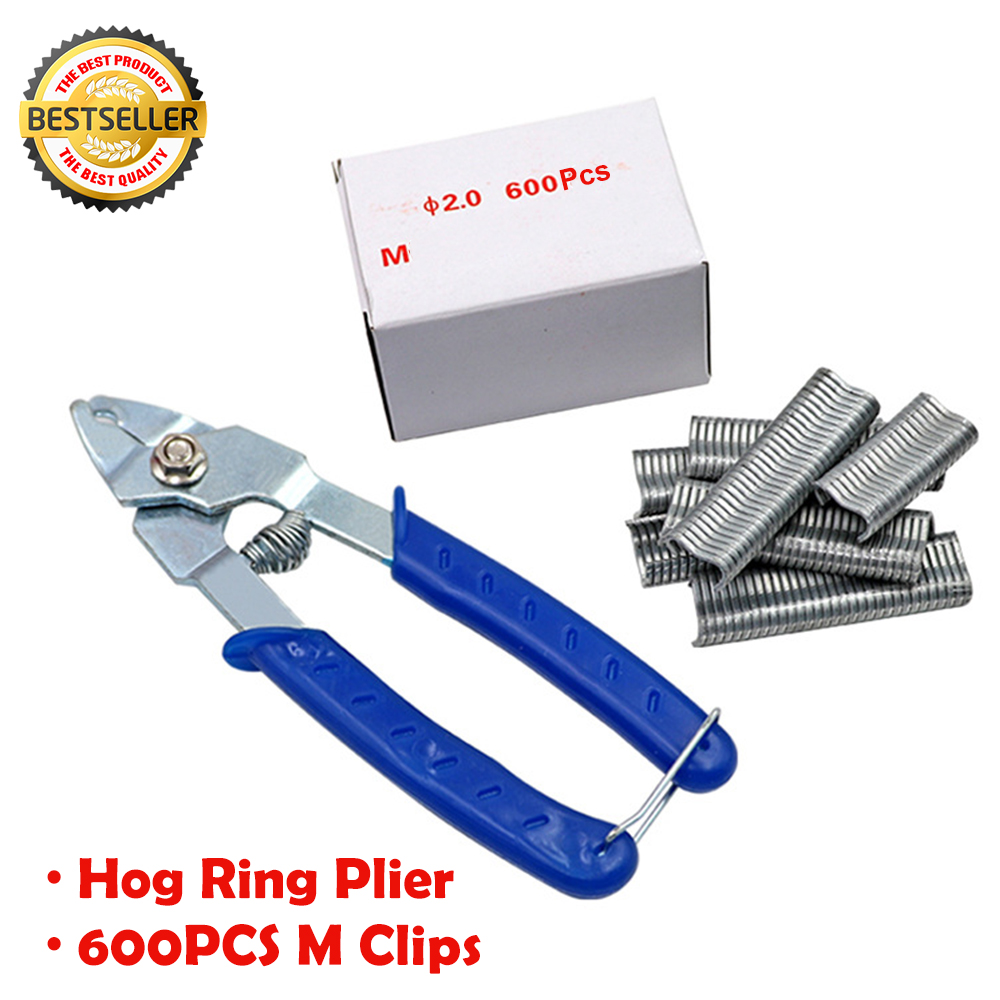 Power Tools You Must Have - Hog Ring Plier/600PCS M Clips/Plier+Clips Universal