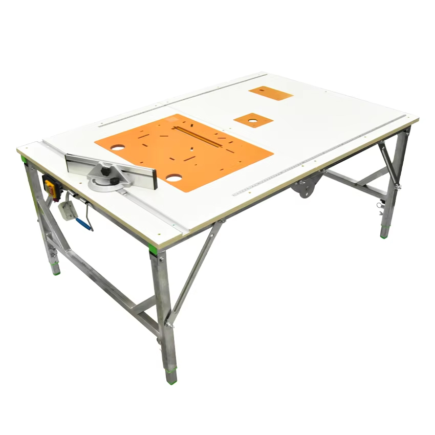 Scroll Saw Bench - Multifunctional Woodworking Workbench Small Saw Table