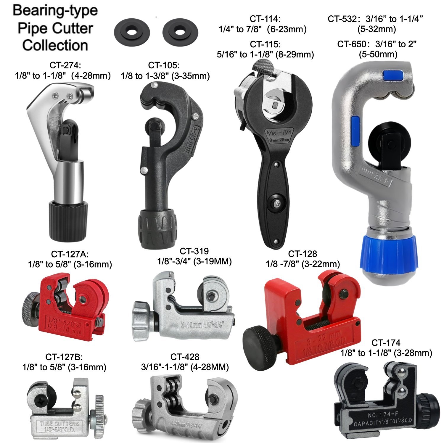 Bearing-type Pipe Cutter Rotar - Power Tools Plumbing 评论和价格