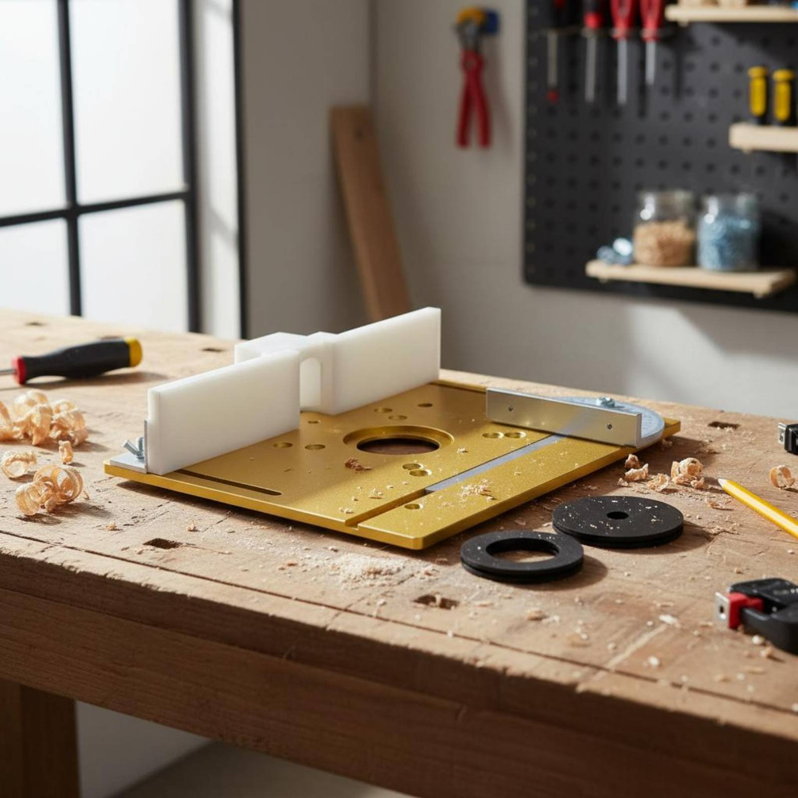 Aluminum Router Table Insert P - Power Tools Guide 评论和价格
