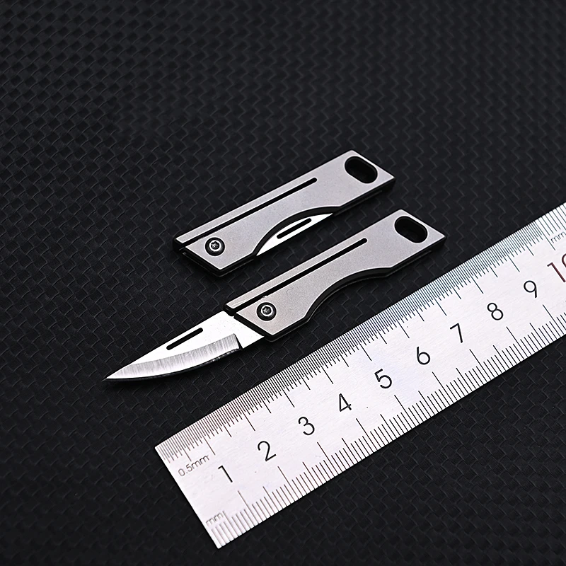 Mini Titanium Alloy Folding Kn - Power Key Tools 评论和价格
