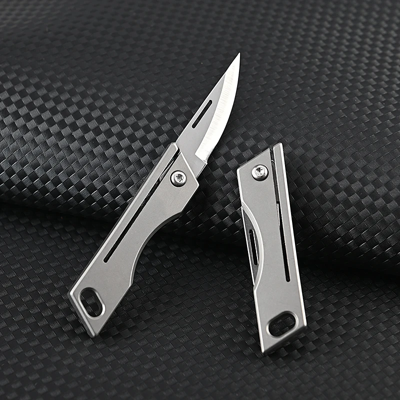 Mini Titanium Alloy Folding Kn - Power Key Tools 评论和价格