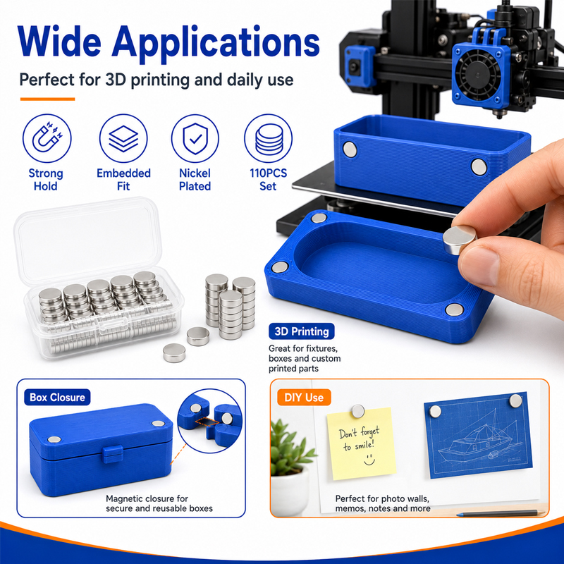 120pcs 3D Printing Magnets Set - Power Tools List 评论和价格