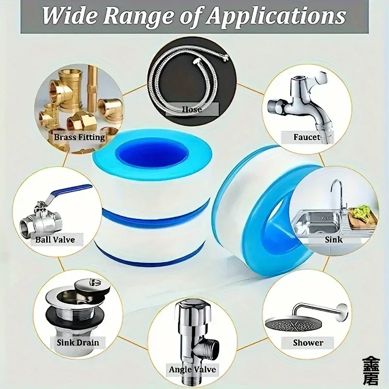 10 PCS Seal Tape Thread Seal W - Power Tools Plumbing 评论和价格
