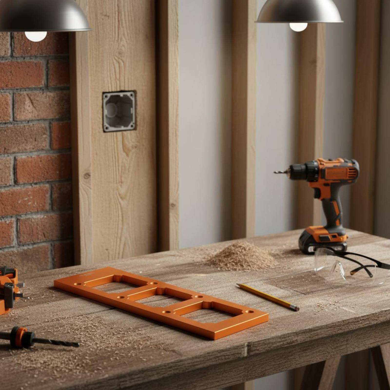 Socket Cutout Template Thicken - Power Tools Guide 评论和价格