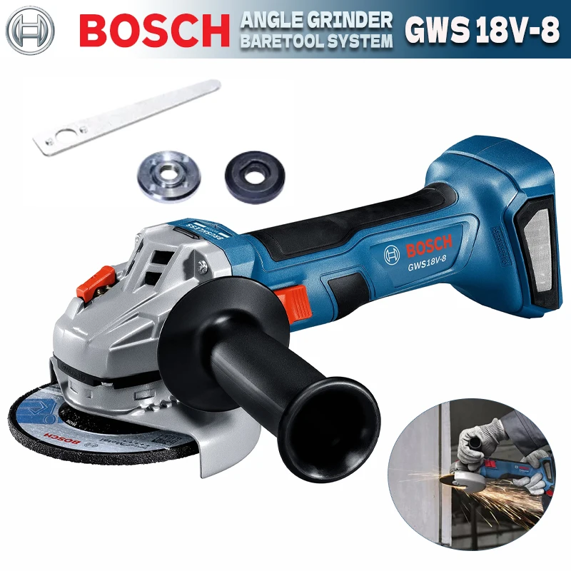 BOSCH GWS 18V-8 Cordless Angle - Power Tools Grinder 评论和价格