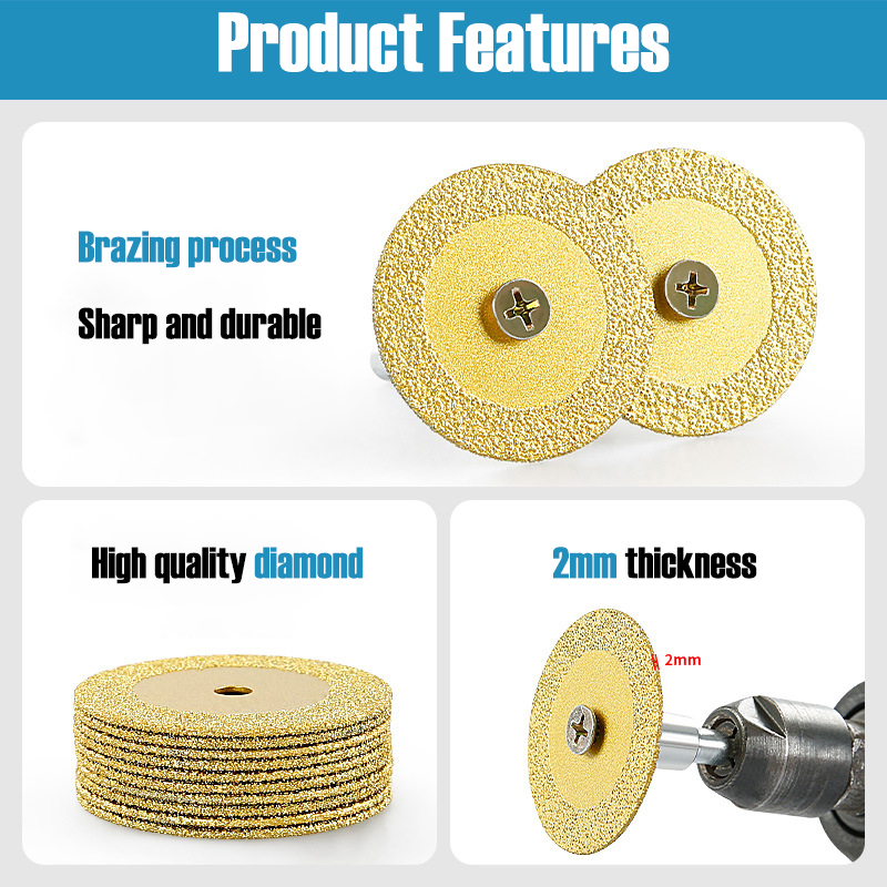 40mm Braze Diamond Saw Blade M - Power Tools Grinder 评论和价格