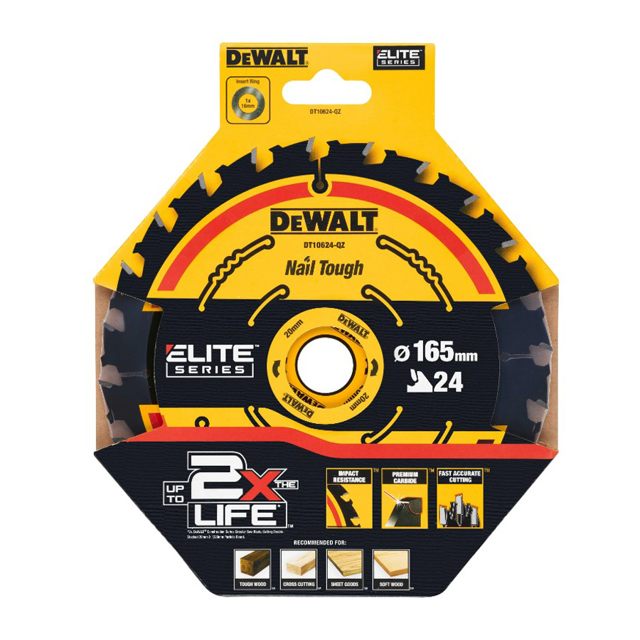 DEWALT DT10624-QZ 1/3pcs 24T C - Power Tools For Woodworking 评论和价格