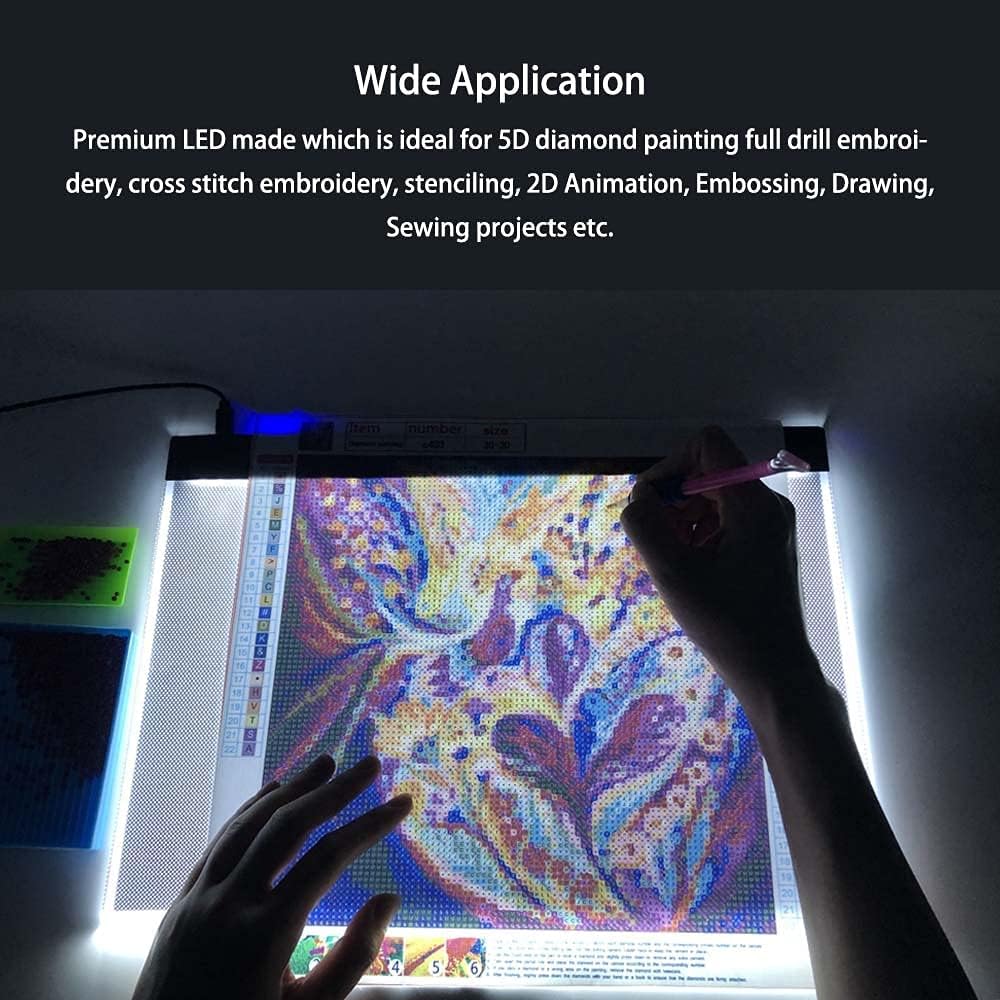 A5 LED Light Board Copyboard f - Power Tools Drawing 评论和价格