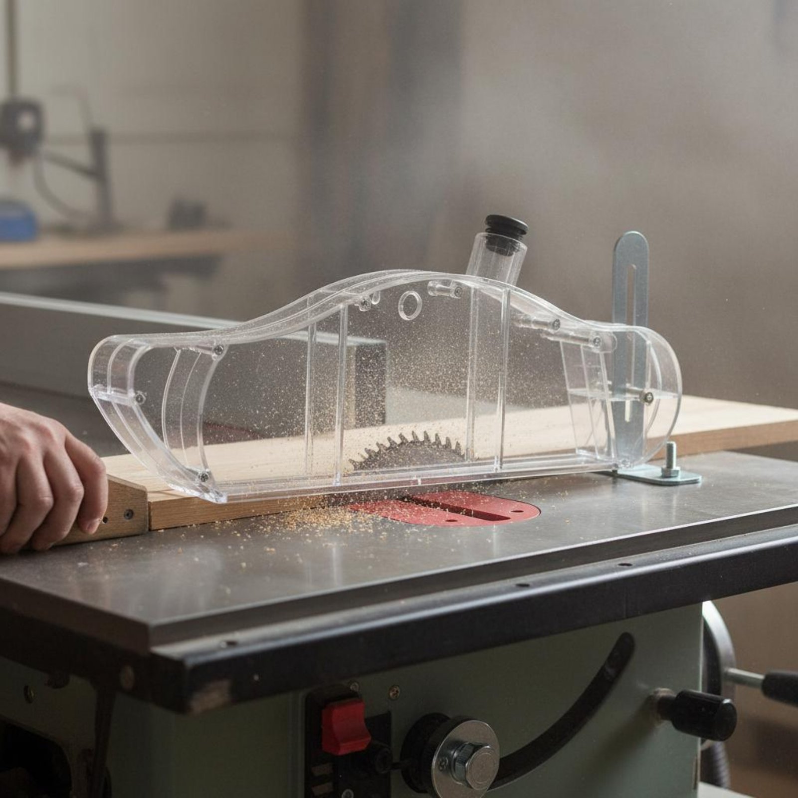 Table Saw Dust Guard Transpare - Power Tools Vacuum 评论和价格